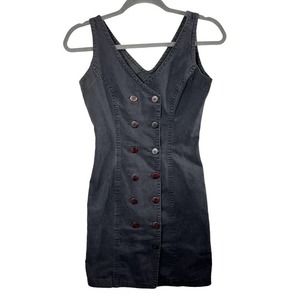 Nordtrom Black Denim Dress